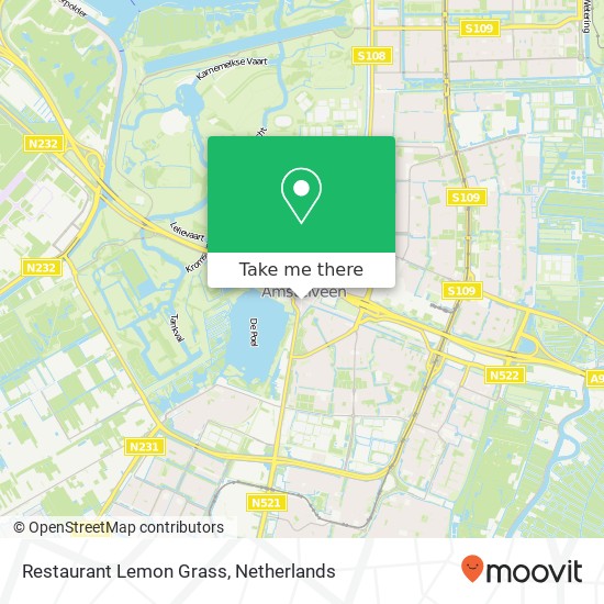 Restaurant Lemon Grass, Stationsstraat 3 Karte