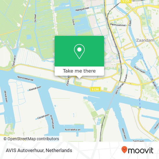 AVIS Autoverhuur, Schellingweg 11A map