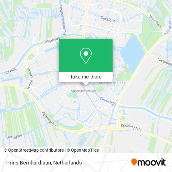 Prins Bernhardlaan map