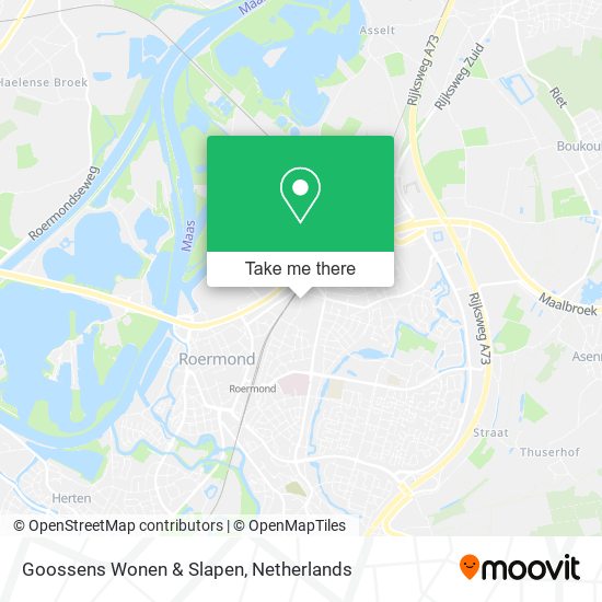 Goossens Wonen & Slapen map