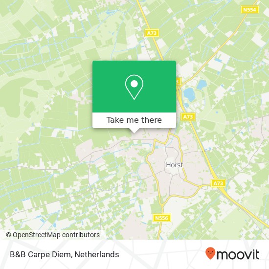 B&B Carpe Diem, Willem Alexanderstraat 26 map