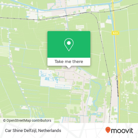 Car Shine Delfzijl, Dassenburcht 10 map