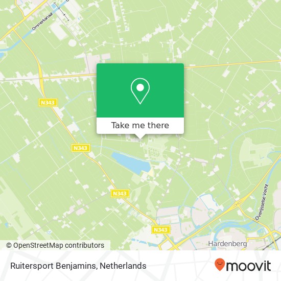 Ruitersport Benjamins, Venneweg 9 map