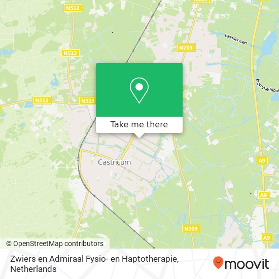 Zwiers en Admiraal Fysio- en Haptotherapie, Bloemgaarde 21 map