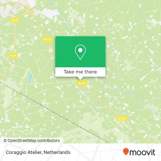 Coraggio Atelier, Winterswijkseweg 67 map
