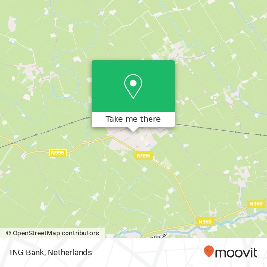 ING Bank, Hogestraat 4 map