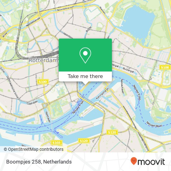 Boompjes 258, Boompjes 258, 3011 XZ Rotterdam, Nederland map