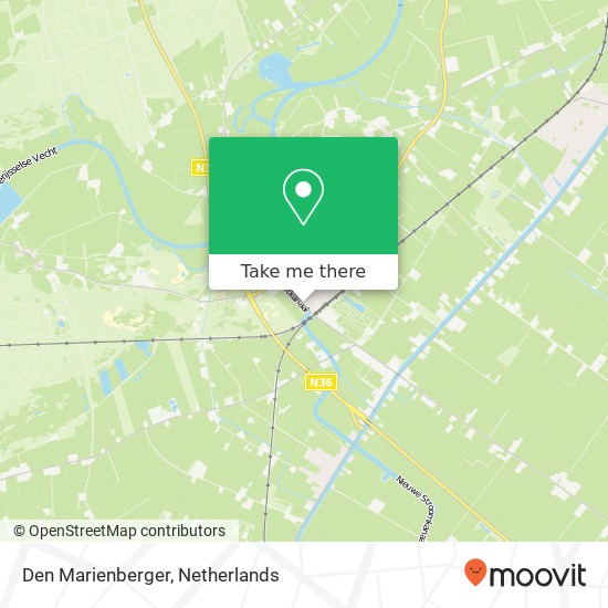 Den Marienberger, Nieuweweg map