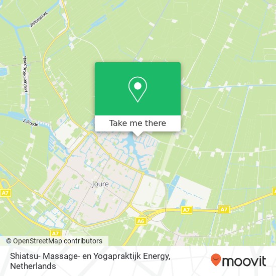 Shiatsu- Massage- en Yogapraktijk Energy, De Mosk 6 Karte