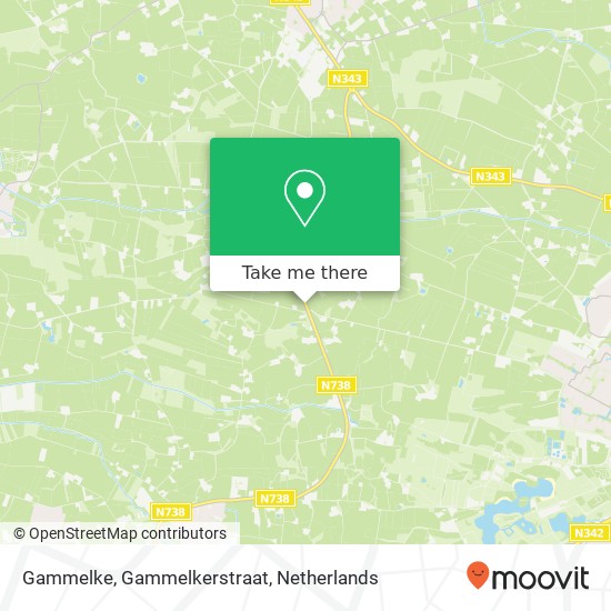 Gammelke, Gammelkerstraat map