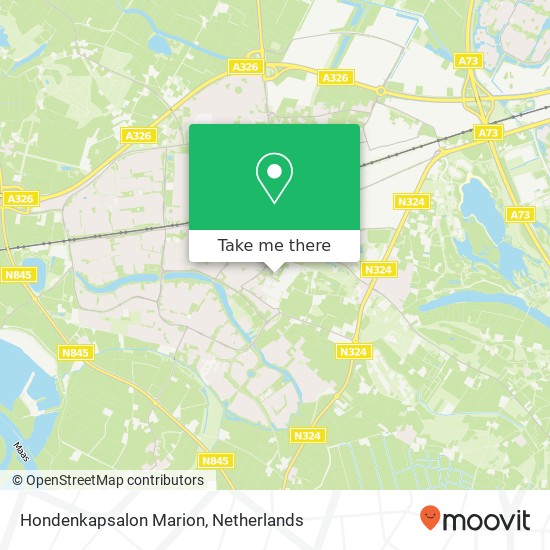 Hondenkapsalon Marion, Valendrieseweg 81 map