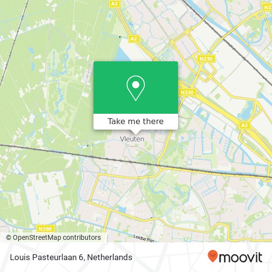 Louis Pasteurlaan 6, 3451 EJ Vleuten map