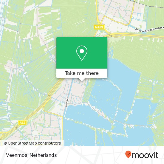 Veenmos, Veenmos, 2811 Reeuwijk, Nederland Karte