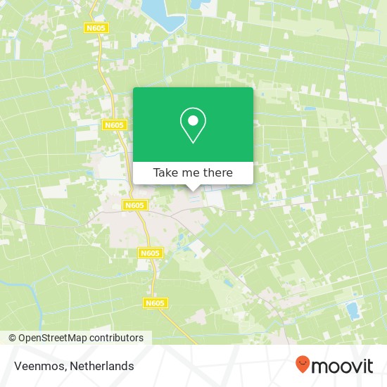 Veenmos, Veenmos, 5427 Boekel, Nederland map