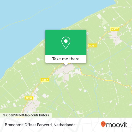 Brandsma Offset Ferwerd map