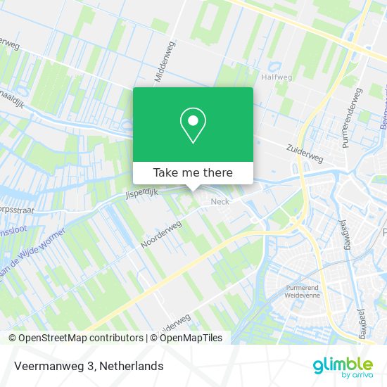 Veermanweg 3 map