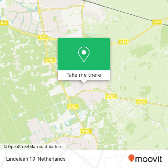 Lindelaan 19, 6721 VB Bennekom map