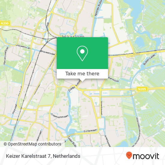 Keizer Karelstraat 7, Keizer Karelstraat 7, 2033 KA Haarlem, Nederland Karte