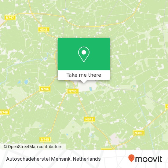 Autoschadeherstel Mensink, Nobelstraat 9 map