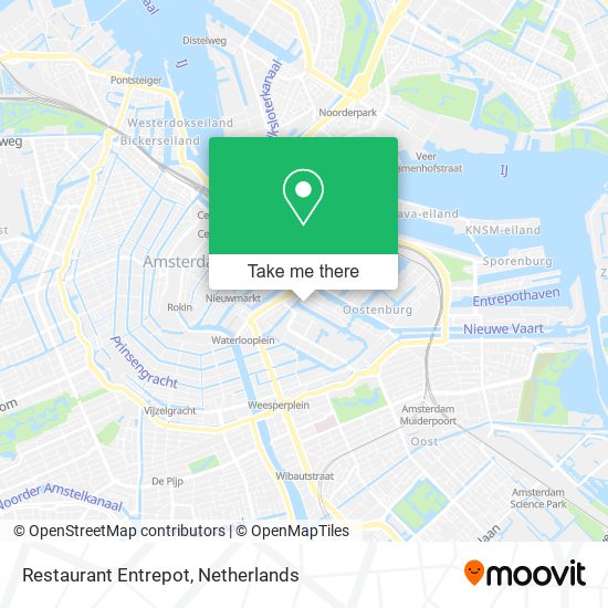 Restaurant Entrepot map
