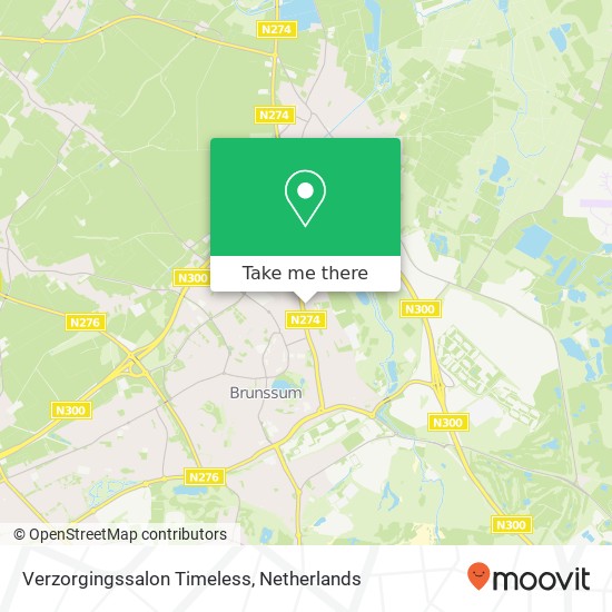 Verzorgingssalon Timeless, Prins Hendriklaan 45 map