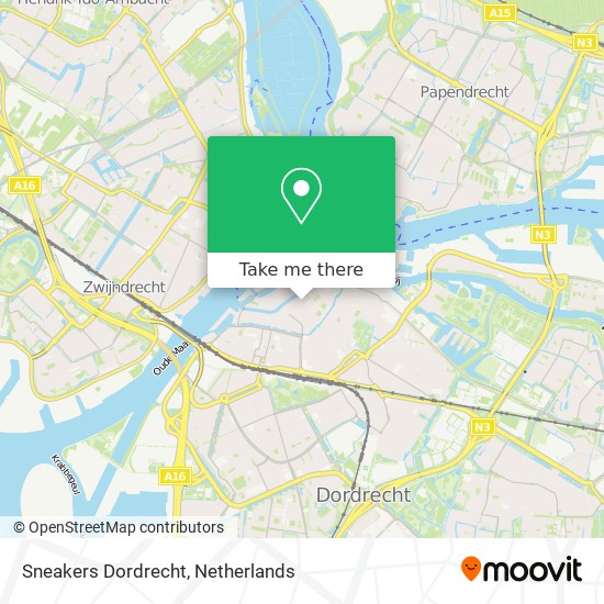 Sneakers Dordrecht Karte