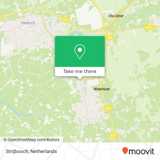 Strijbosch, Heescheweg 29 Karte