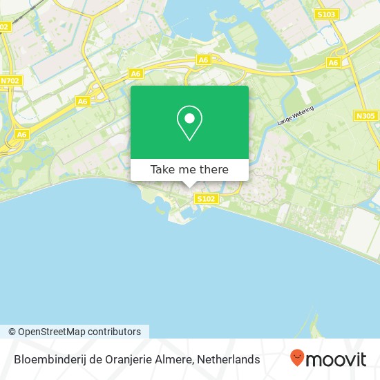 Bloembinderij de Oranjerie Almere, Kruisstraat 64 Karte