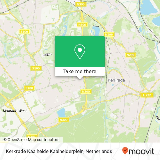 Kerkrade Kaalheide Kaalheiderplein Karte