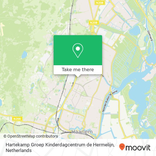 Hartekamp Groep Kinderdagcentrum de Hermelijn, Herman Heijermansstraat 2 map