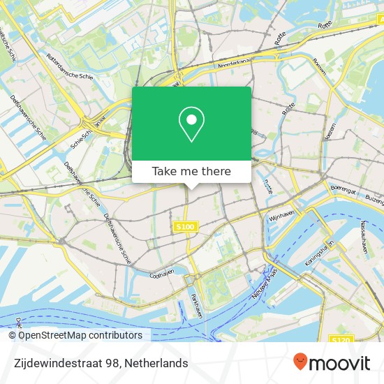 Zijdewindestraat 98, 3014 NW Rotterdam map