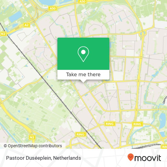 Pastoor Duséeplein, 5624 AC Eindhoven Karte