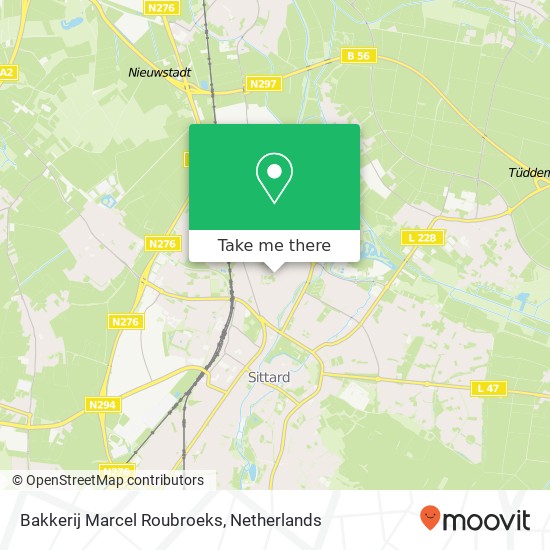 Bakkerij Marcel Roubroeks, Heistraat 30 map