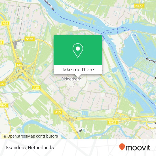 Skanders, Noordenweg 43 map