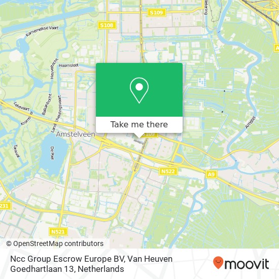 Ncc Group Escrow Europe BV, Van Heuven Goedhartlaan 13 map