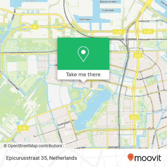 Epicurusstraat 35, 1064 ZP Amsterdam map