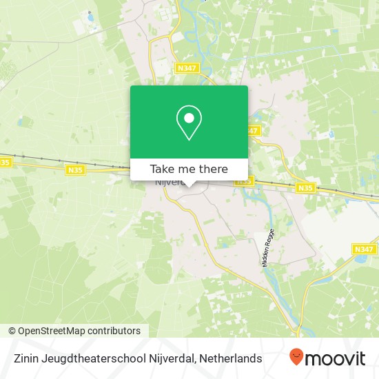 Zinin Jeugdtheaterschool Nijverdal, Willem Alexanderstraat 7 map