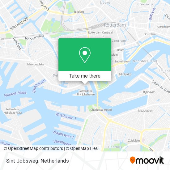 Sint-Jobsweg map