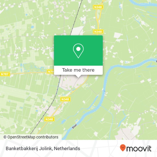 Banketbakkerij Jolink, Arnhemsestraat 4 map