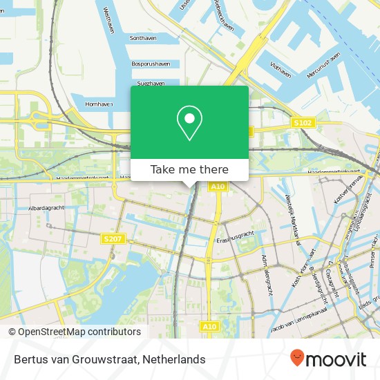 Bertus van Grouwstraat, 1063 AC Amsterdam map