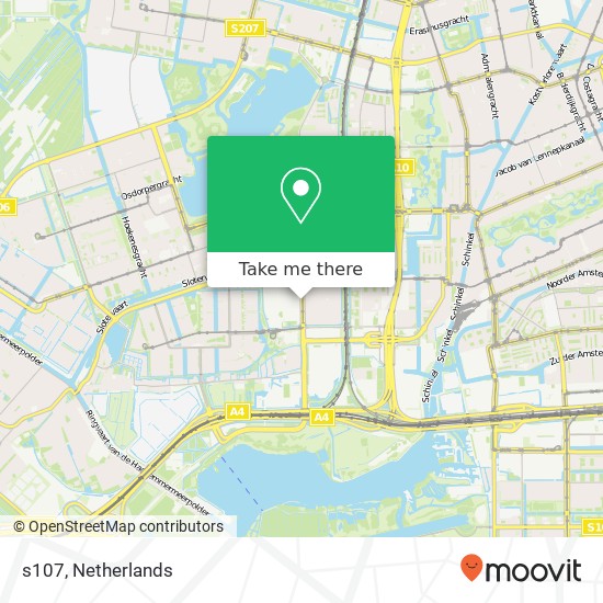 s107, 1066 Amsterdam map