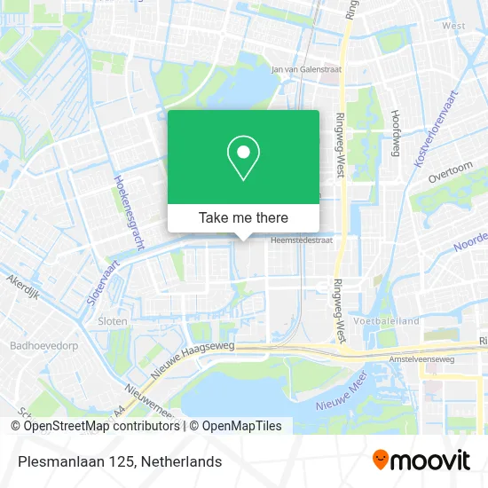 Plesmanlaan 125 map