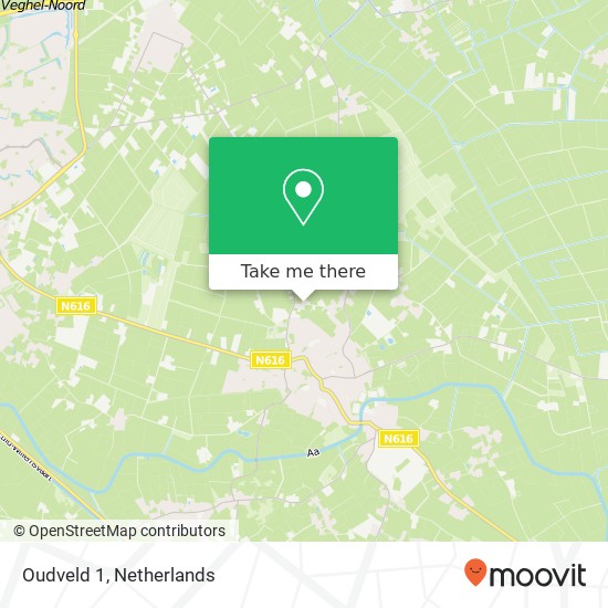 Oudveld 1, 5469 AA Erp map