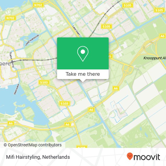 Mifi Hairstyling, Sisleystraat 4 map