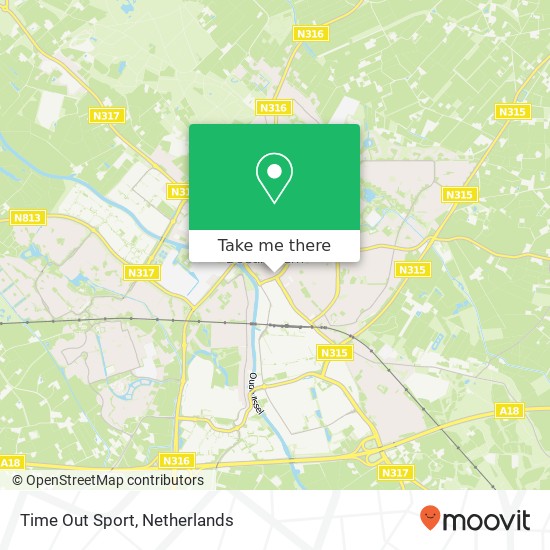 Time Out Sport, Hamburgerstraat 71 map