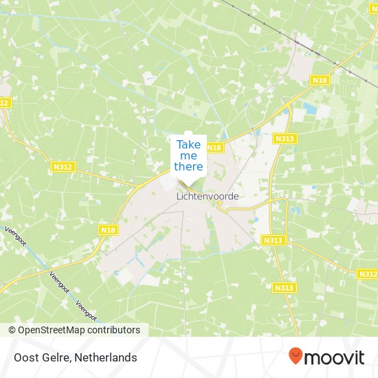 Oost Gelre, Oost Gelre, Nederland map