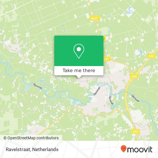 Ravelstraat, 5491 MC Sint-Oedenrode map