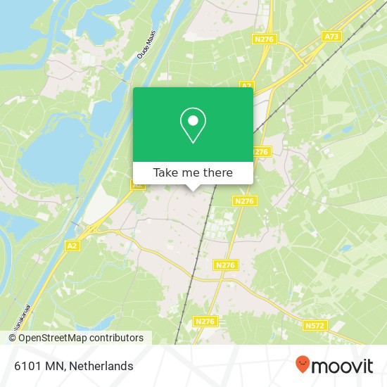 6101 MN, 6101 MN Echt, Nederland map