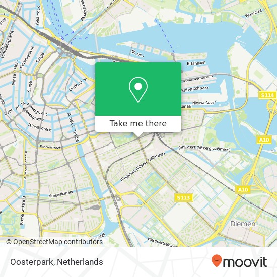 Oosterpark, 1092 Amsterdam map