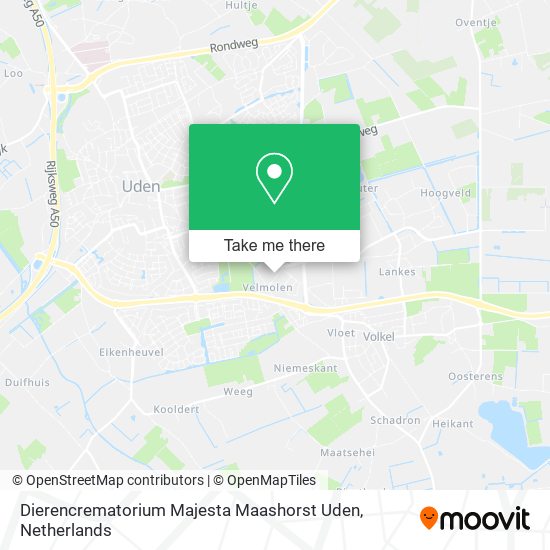 Dierencrematorium Majesta Maashorst Uden map